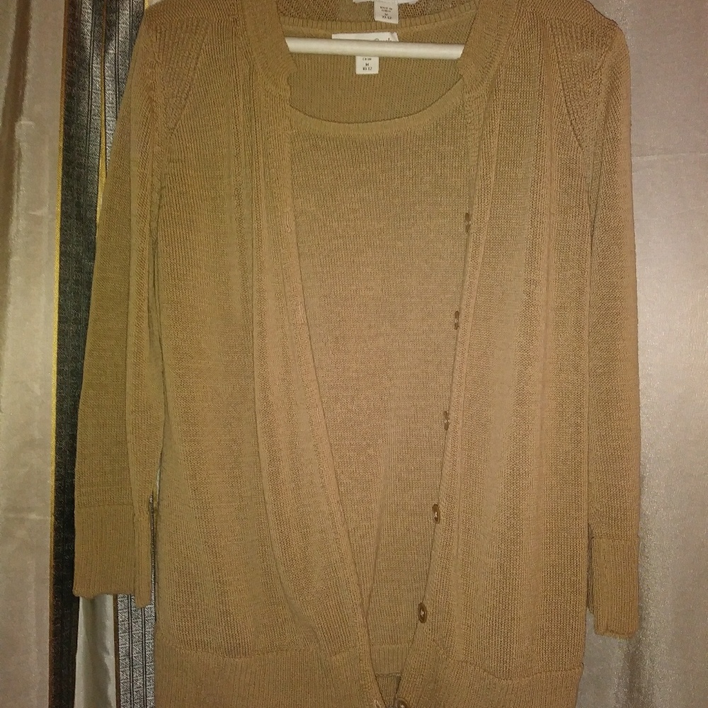 Cardigan with matching tank